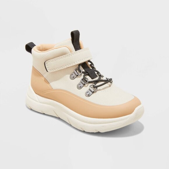 NEW Toddler Gavin Hiker Sneakers Boots - Cat & Jack™ Tan 9T - Picture 1 of 9